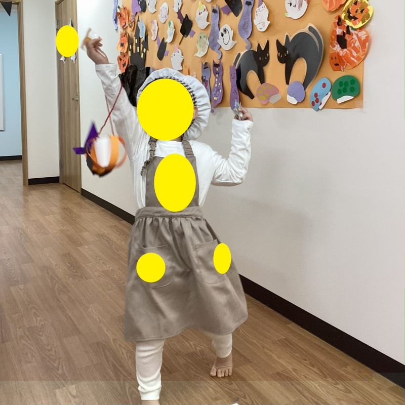 ハビー橋本教室ハロウィンイベント　製作（バケツ）